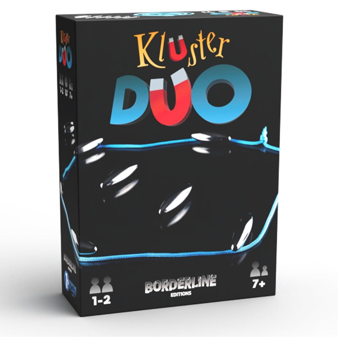 KLUSTER DUO Magnetspiel - Strategiespiel Für 1-2 Spieler Ab 7 Jahren