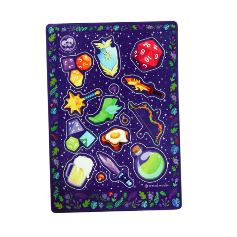 Magical Adventure Sticker Sheet