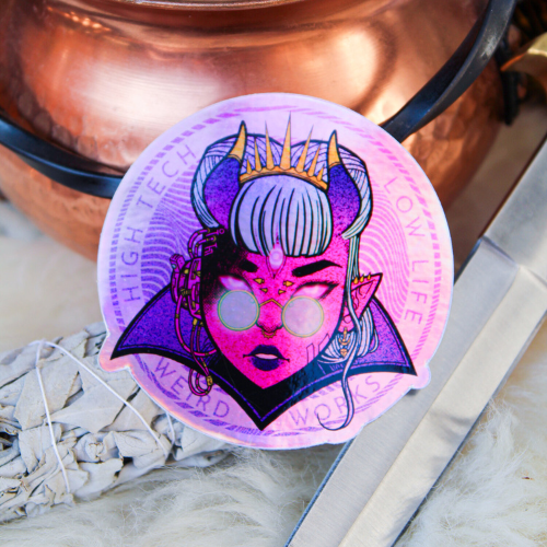 Cyberpunk TTRPG Sticker