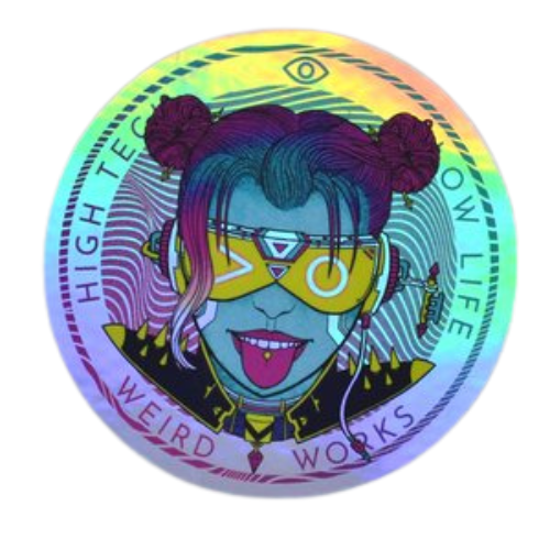 Cyberpunk TTRPG Sticker