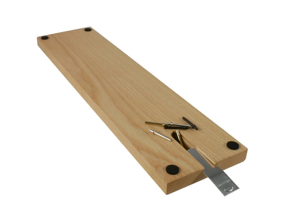 3-Track Oak Cribbage Board