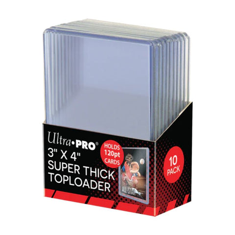3" x 4" Super Thick 120pt Toploader