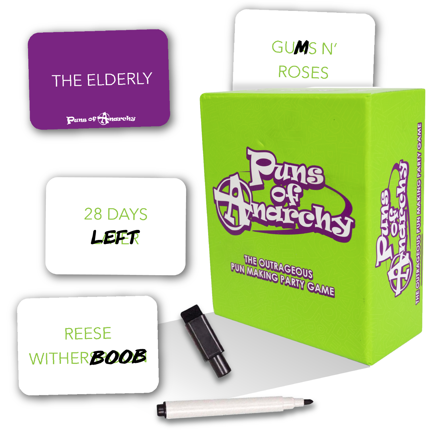 Ding and Dent - Puns Of Anarchy: The Outrageous Pun Making Game