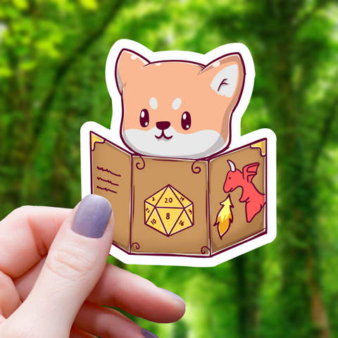 Shiba Inu Game Master Sticker - 3"
