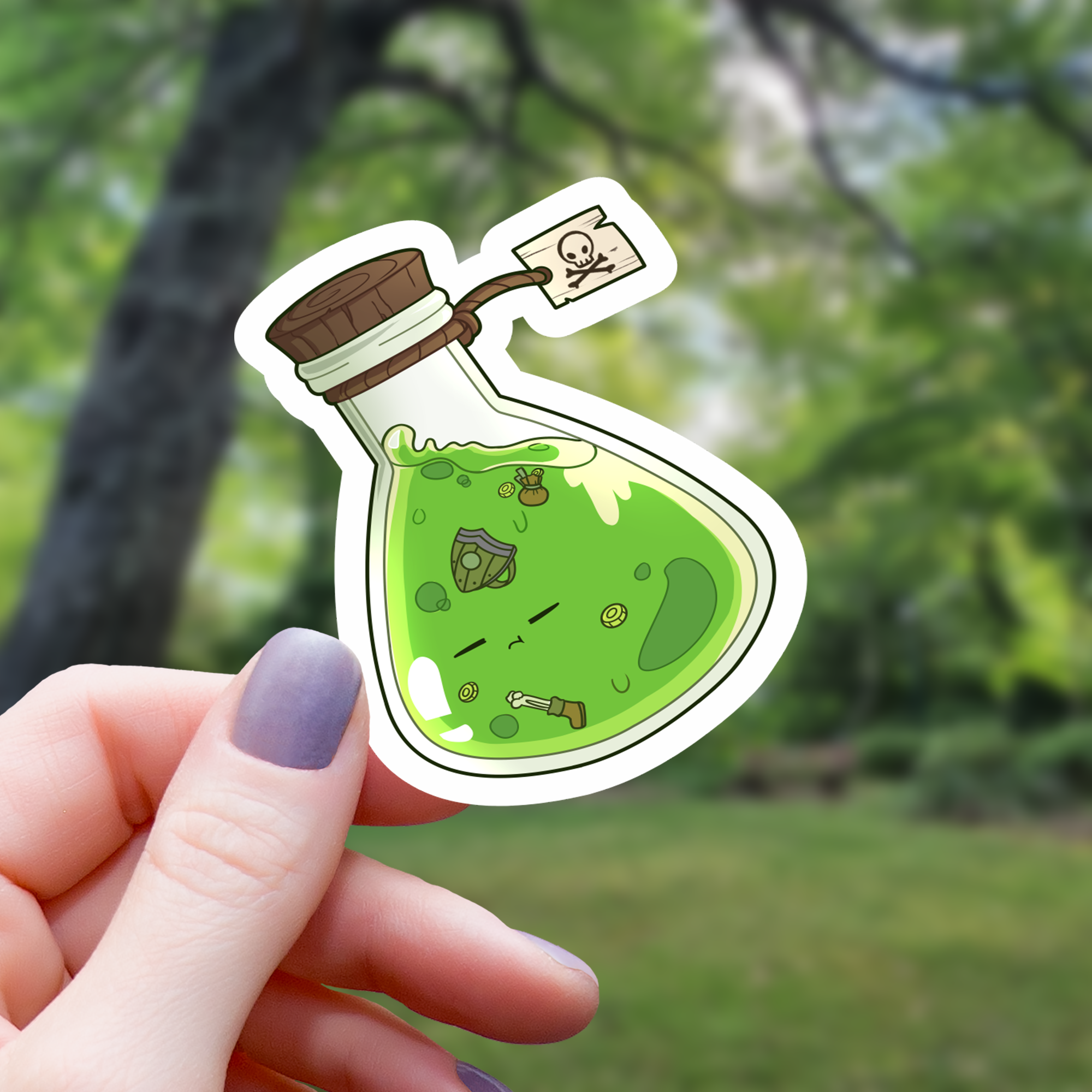 Gelatinous Monster Potion Sticker - 3"