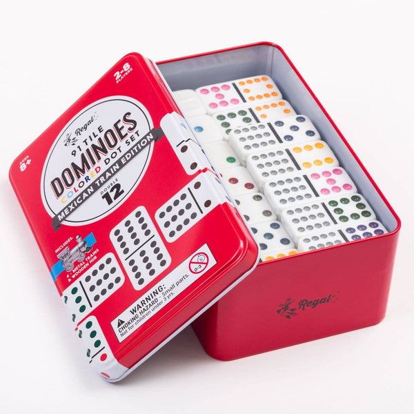 Double 12 Mexican Train Dominoes