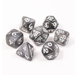 Dice - Elessia Essentials - Gray, Set of 7
