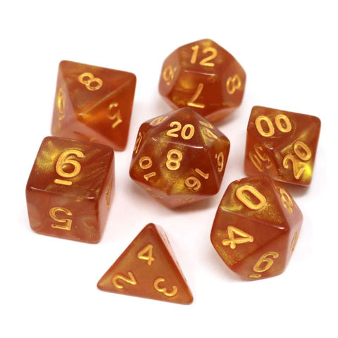 Dice - Summer Solstice, Set of 7