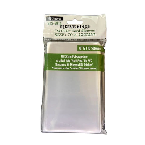 Sleeve Kings Card Sleeves: WOTR / Tarot 70x120mm, 110 / Pack Sleeve Kings Card Sleeves: WOTR / Tarot 70x120mm, 110 / Pack