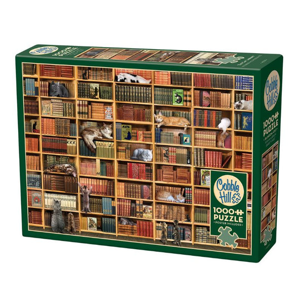 The Cat Library - 1000pc Puzzle