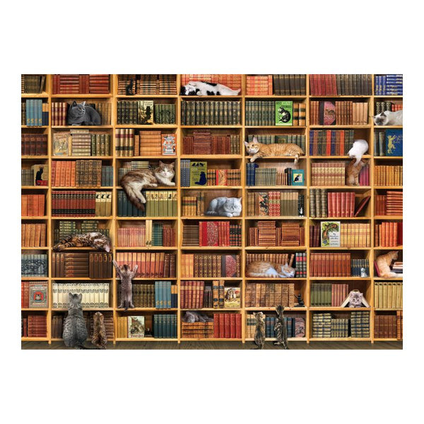 The Cat Library - 1000pc Puzzle