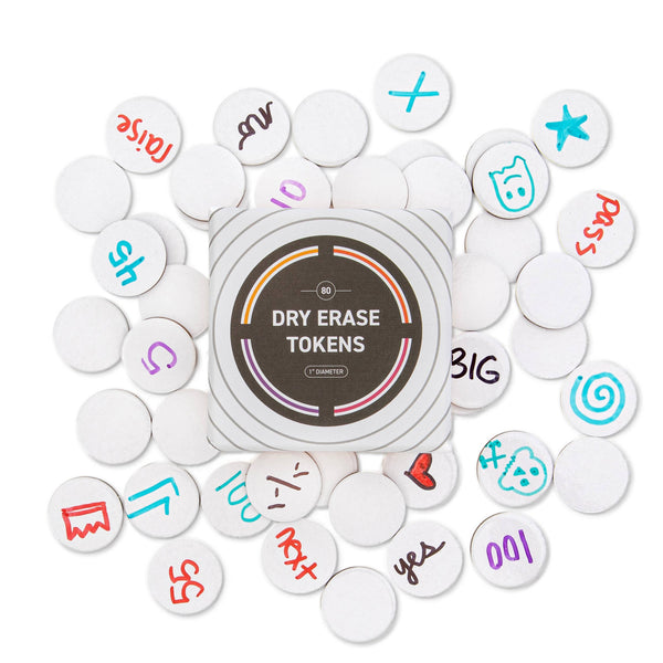 Dry Erase Tokens: Reusable for DIY, Game Design, and RPGs