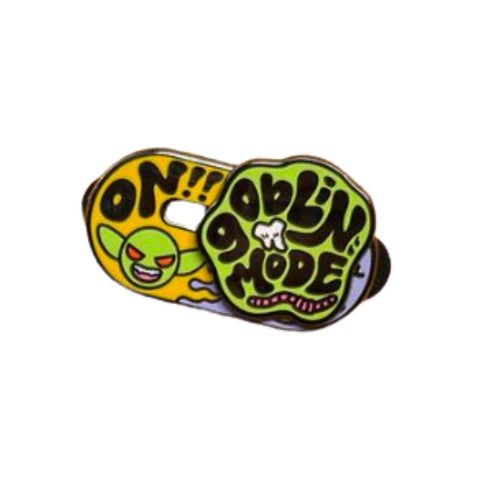 Goblin Mode Sliding Enamel Pin