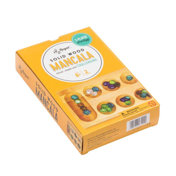 Regal Games Mancala Foldable Wooden Board Game