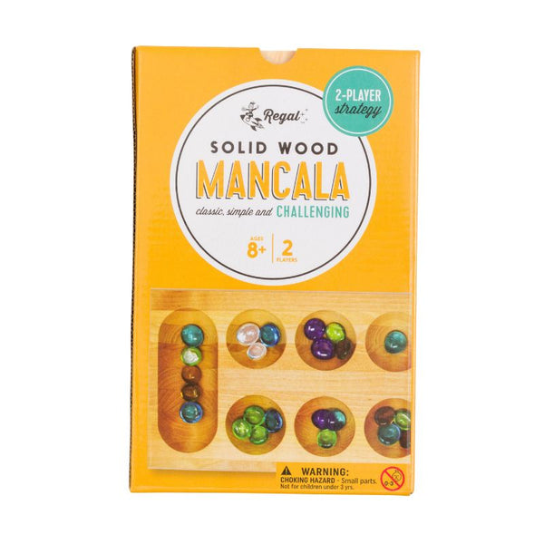 Regal Games Mancala Foldable Wooden Board Game