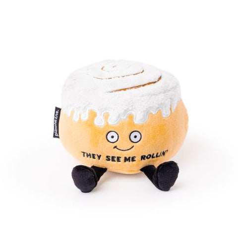 Plush Cinnamon Roll - They See Me Rollin'