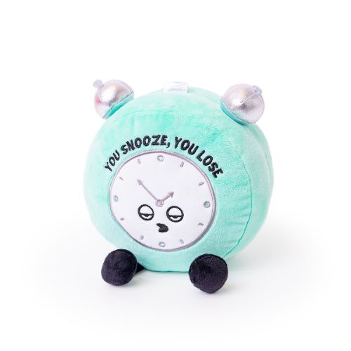 Plush Clock - You Snooze
