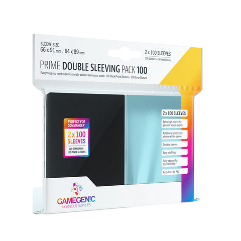 Prime Double Sleeving Pack (100 Ct)