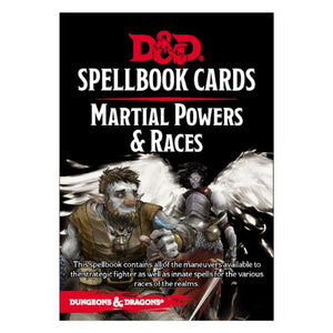 D&D Spellbook Cards - Martial Powers & Races