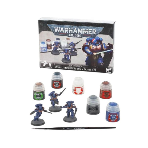 Warhammer 40k - Assault Intercessors + Paints Set