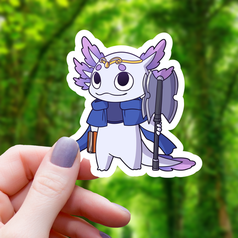 Axolotl Cleric Sticker