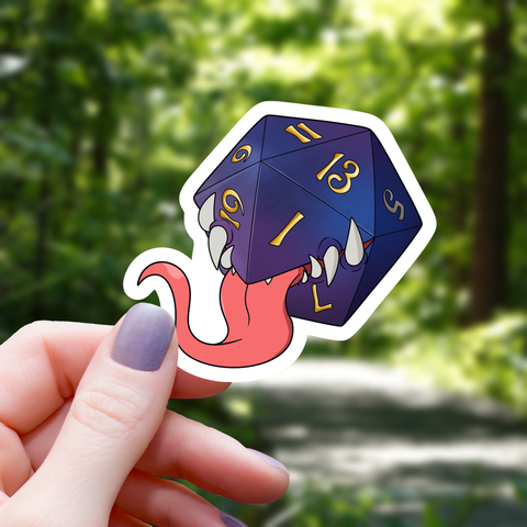 Mimic Monster Galaxy D20 Sticker