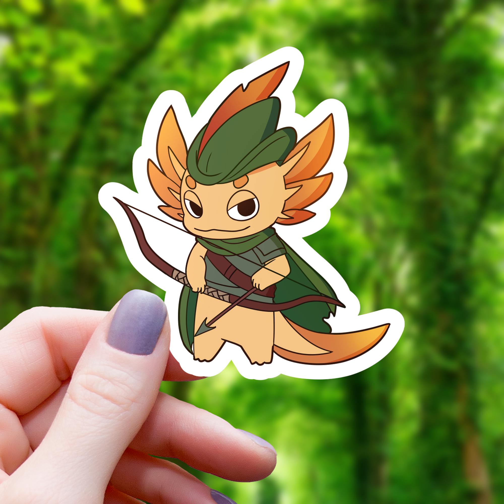 Axolotl Ranger Sticker