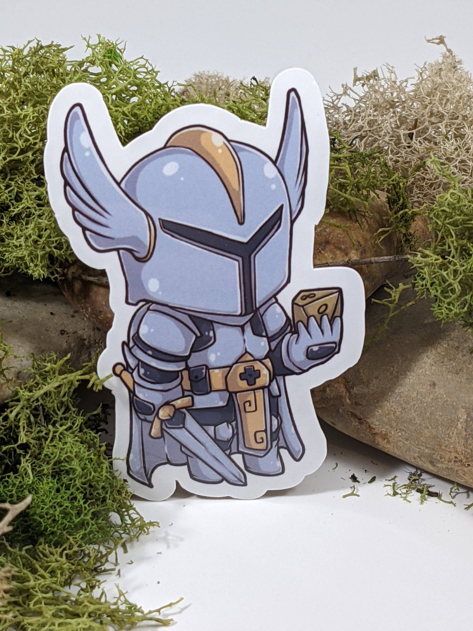 Chibi Paladin Hit Dice Sticker