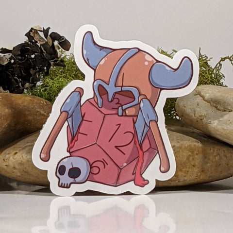Barbarian Hit Dice Sticker
