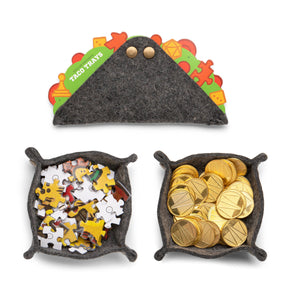 Taco Trays: Wool Felt Organizer