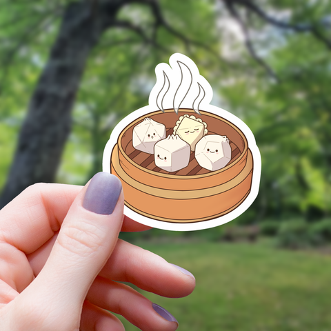 Steamed Dim Sum Dice Sticker