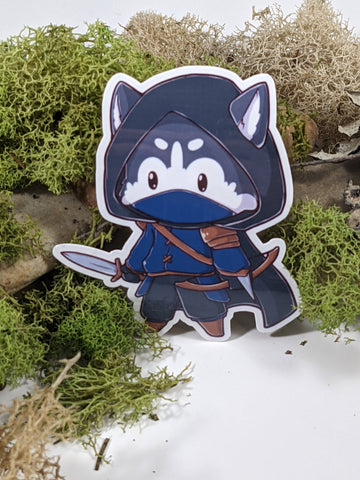Husky Rogue Sticker