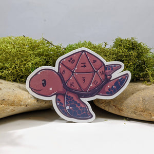 D20 Shell Turtle Sticker