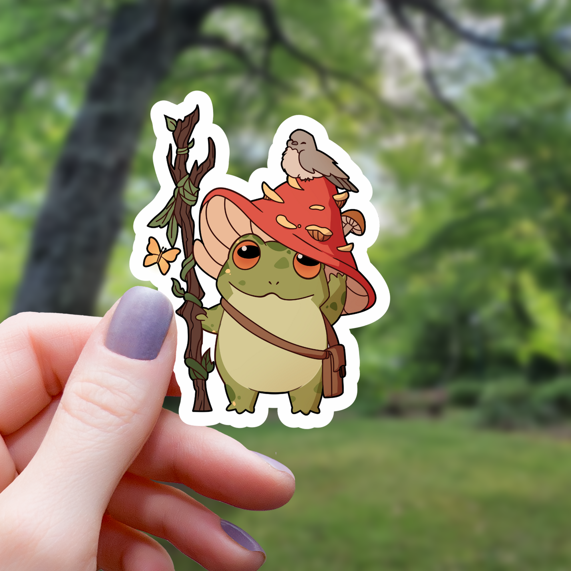 Frog Druid Sticker