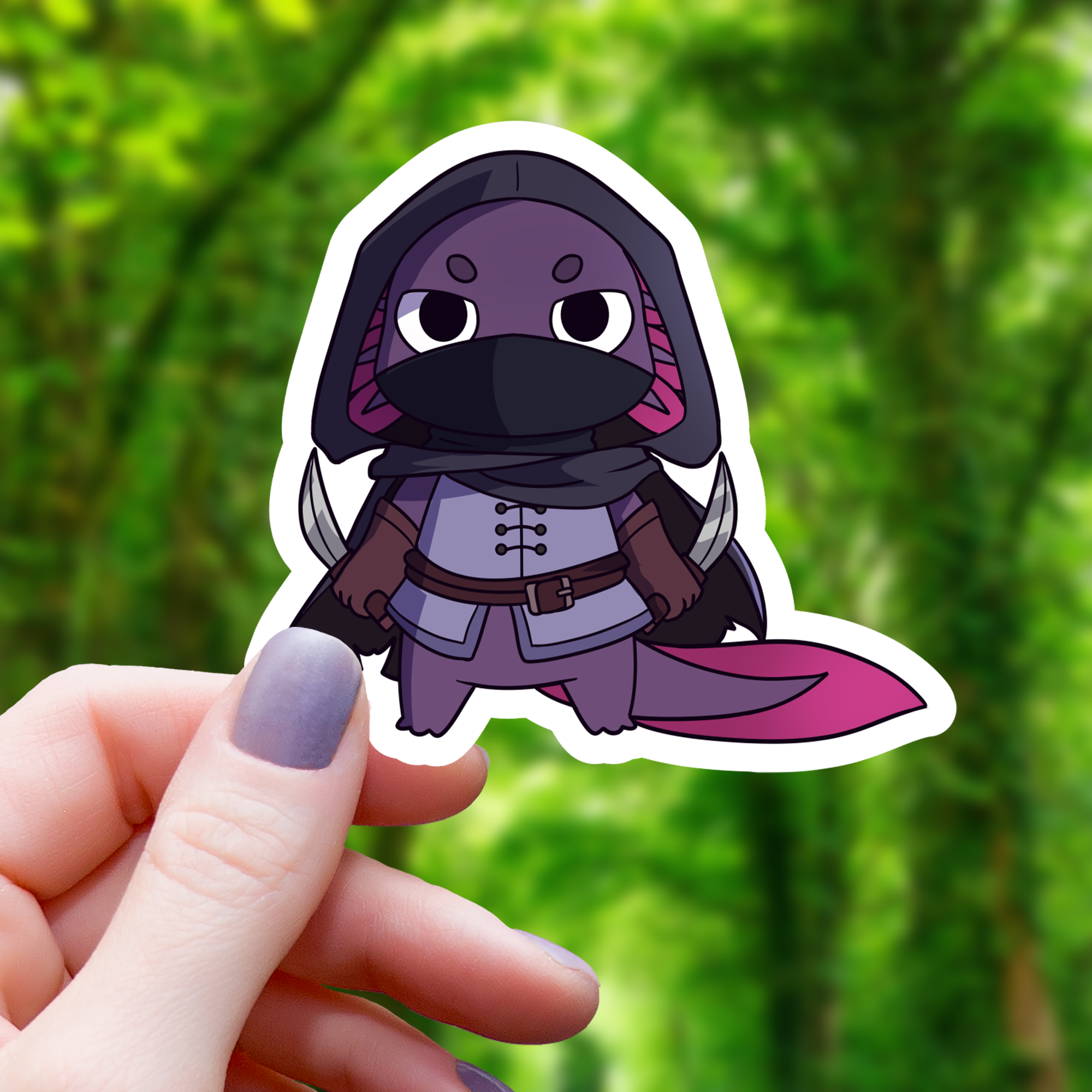 Axolotl Rogue Sticker