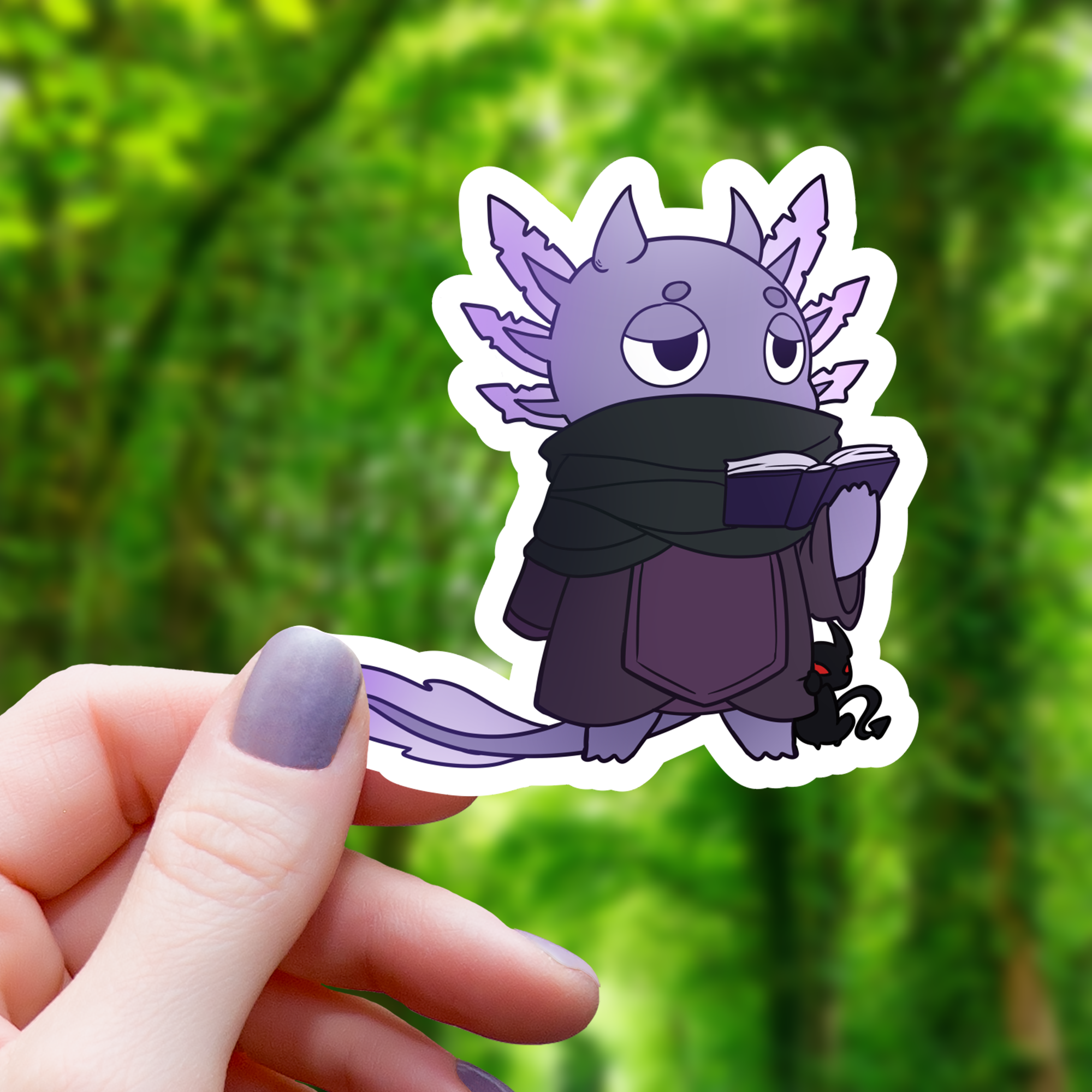 Axolotl Warlock Sticker