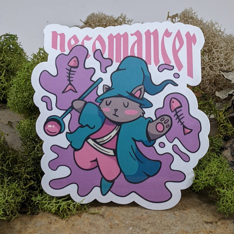 Necomancer Cat Sticker