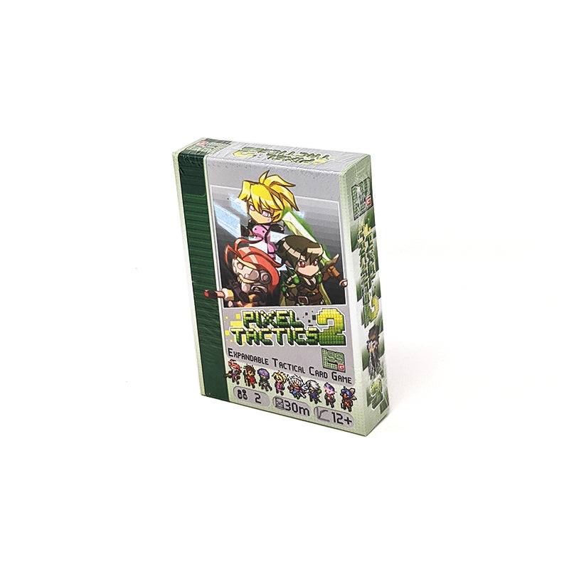 Pixel Tactics 2, Expandable Tactical Card Game, 2 players, 30 minutes, ages 12+