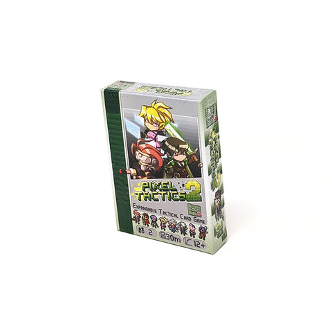 Pixel Tactics 2, Expandable Tactical Card Game, 2 players, 30 minutes, ages 12+
